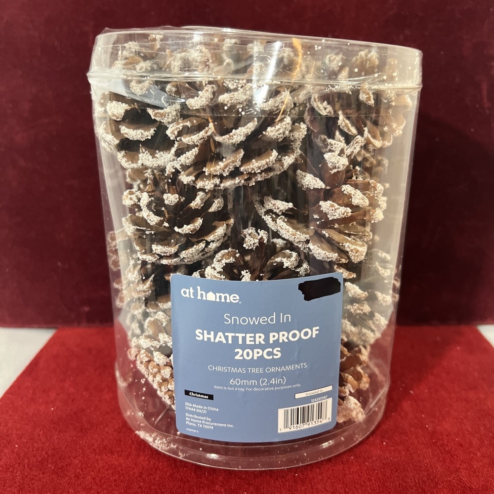 Ty Pennington Christmas‎ Shatrer Proof Pinecones
